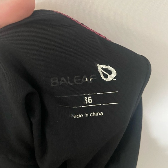 Baleaf burgundy full coverage one piece swimsuit - Picture 7 of 8